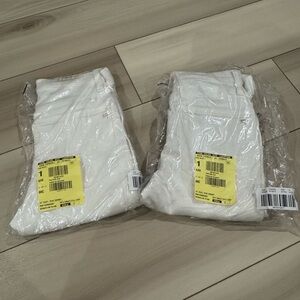 Madewell High-Rise Skinny White Jeans